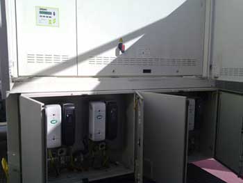 frequency inverters coupled